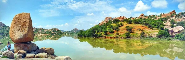Hampi Gölü, Karnataka, Hindistan