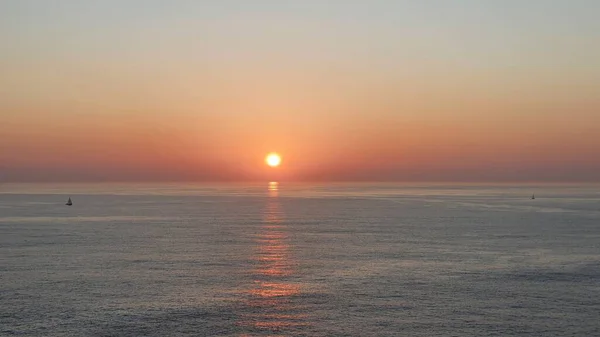 Cabo de Sao Vicente 'de gün batımı, Sagres, Portekiz