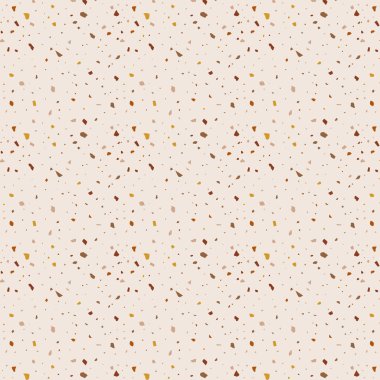 Vektör terrazzo pastel renklerde pürüzsüz desen. 