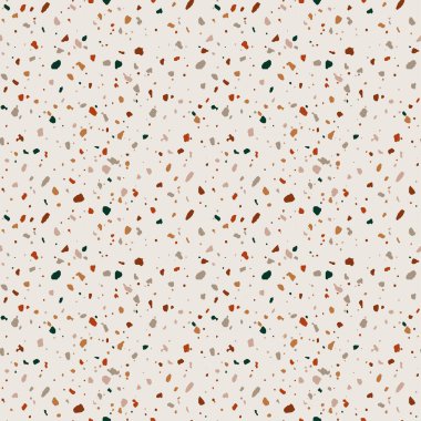 Renkli vektör Terrazzo pürüzsüz desen 