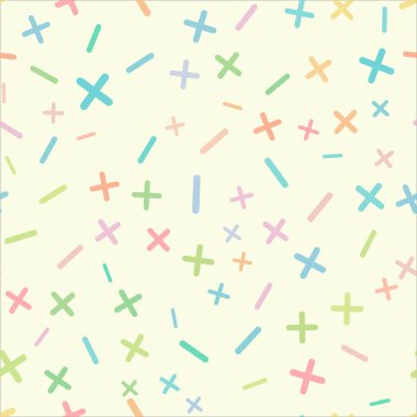 memphis tarzı renkli konfeti pürüzsüz desenler