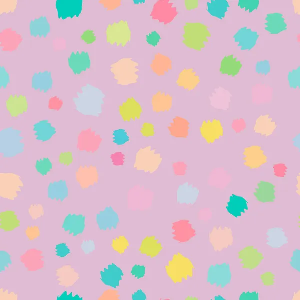 Pastel Shades Dots Background Seamless Patterns — Stock Vector