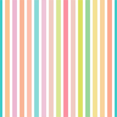 Sorunsuz pastel şeritleri vektör arka plan veya desen illüstrasyon kiremit