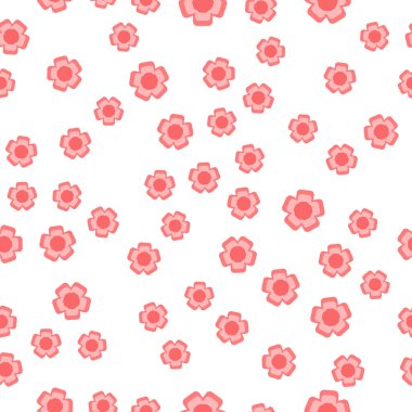 Tropikal amfibik sümerya çiçekli egzotik vektör plajsız desen