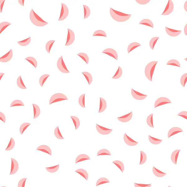 ファブリック用ピンクの葉を持つシームレス抽象的な水彩パターン — ストックベクタ
