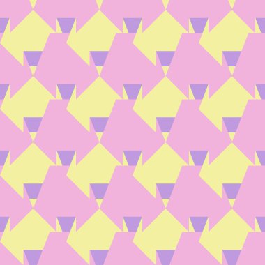 Duvar kağıdı arkaplanını sarmak için geometrik dikişsiz vektör çizelgesi