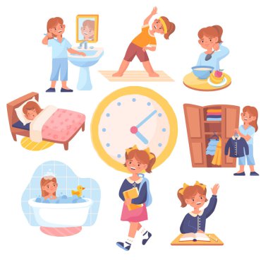 Titiz bir kızla günlük sette.