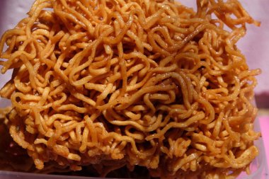 tekstur dari makanan rumahan buatan tangan sendiri. ciri khas makanan asia.