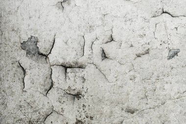 Arka plan sanatı için alçı duvarları soyan eski boya.