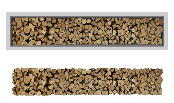 Tekstura szerokiego kominka opalanego drewnem — Zdjęcie stockowe