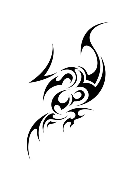 Abstrait Scalpel Pointu Symbole Ethnique Autocollant — Image vectorielle