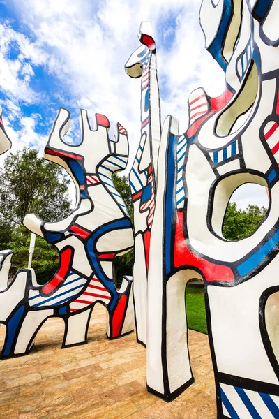 Houston Usa September 2018 Een Kleurrijk Kunstbeeld Monument Fantome Het — Stockfoto