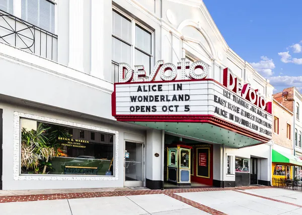 Rome Usa September 2018 Het 1927 Gebouwde Desoto Theatre Het — Stockfoto