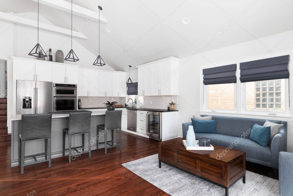 ELMHURST, IL, EE.UU. 12 DE ENERO DE 2021 Una hermosa casa de campo