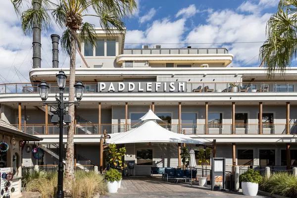 Lake Buena Vista Estados Unidos Enero 2021 Paddlefish Restaurante Bar —  Fotos de Stock