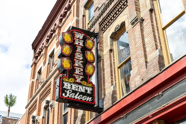 Nashville Usa Maart 2021 Whiskey Bent Saloon Een Rustieke Taverne — Stockfoto