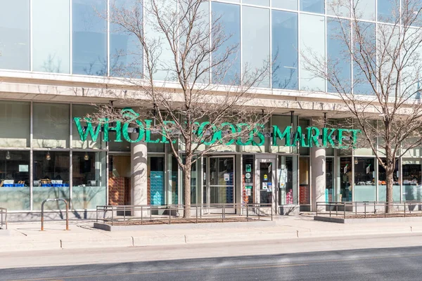 Chicago Abd Mart 2021 Fulton Market Teki Whole Foods Market — Stok fotoğraf