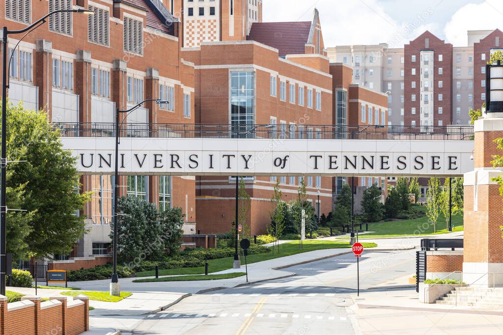 KNOXVILLE, TN, USA - JULY 31, 2022: The University of Tennessee's campus is located in downtown Knoxville, TN and was founded in 1794.