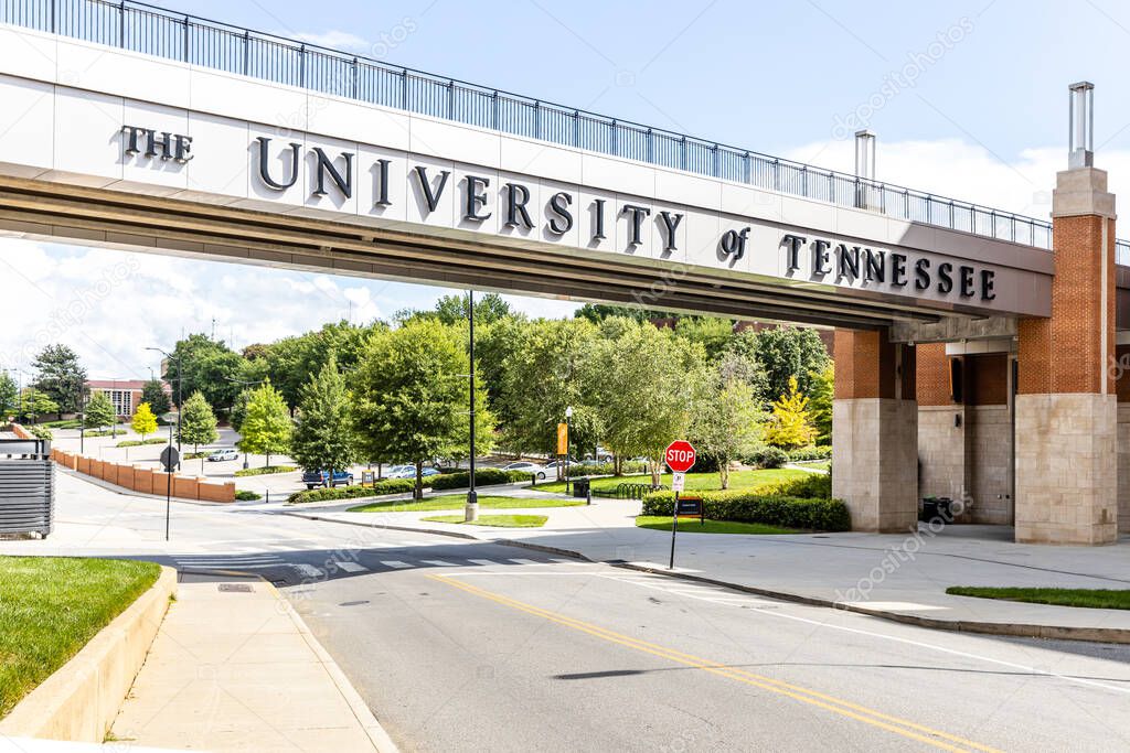 KNOXVILLE, TN, USA - JULY 31, 2022: The University of Tennessee's campus is located in downtown Knoxville, TN and was founded in 1794.