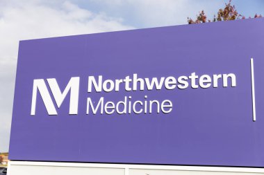 St. CHARLES, IL, ABD - 13 Kasım 2022 Northwestern Medicine, Northwestern Üniversitesi 'ne bağlı kar amacı gütmeyen bir sağlık sistemidir..