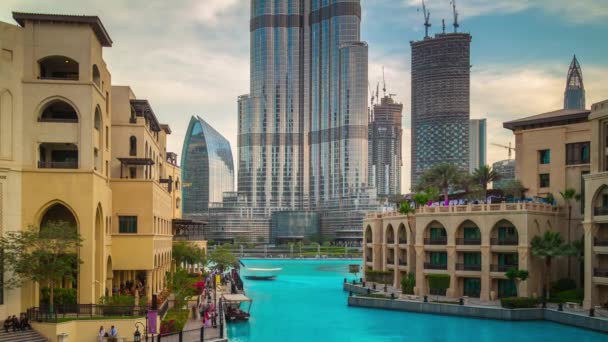 Dubai Emirati Arabi Uniti Gennaio 2017 Giorno Dubai Città Mondo — Video Stock
