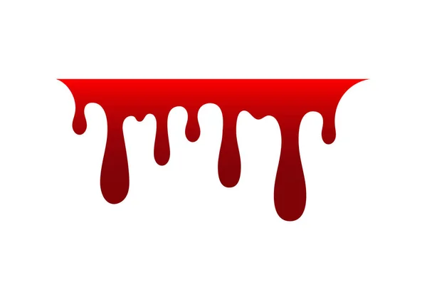 Blut Tropft Halloween Blutfleck Isoliert Weißen Hintergrund Splatterfleck Horror Tropfen lizenzfreie Stockillustrationen