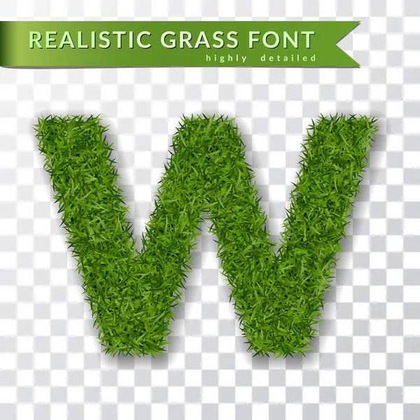 Grass Letter Alphabet Design Capital Letter Text Green Font Isolated Ilustrações De Stock Royalty-Free