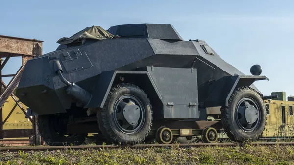 Período Ww2 Batedor Blindado Alemão Carro Comando Carro Usado Pelas — Fotografia de Stock