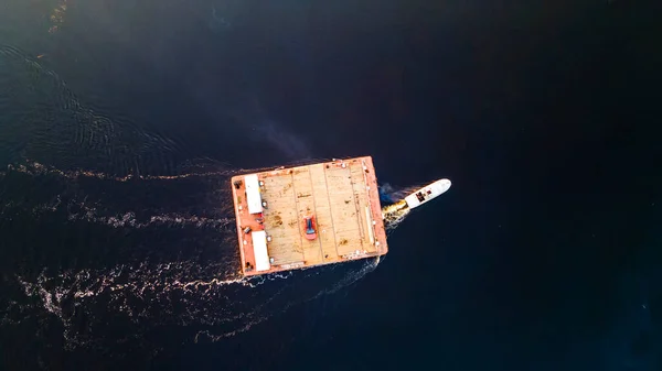 Вид Воздуха Озеро Реку Рисунком Волны Поверхность Воды Текстурой Рябь — стоковое фото