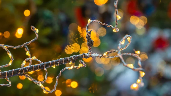 Año Nuevo Decoración Fondo Abstracto Con Estrellas Ornamentales Purpurina Brillante —  Fotos de Stock
