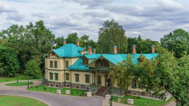 Minsk/Belarus - 08.19.2016: Loshitsky Park - manor and park complex of 18-19 centuries. Museum-estate in Loshitsky park.