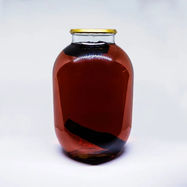 Moonshine Can White Background Isolated View — Photo