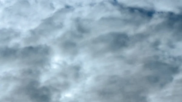Panorama Ciel Gris Nuageux Ciel Sombre Avec Des Nuages Blancs — Photo