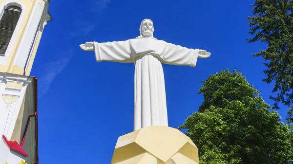 Kopie Van Het Beeld Van Christus Verlosser Spreidde Zijn Armen — Stockfoto