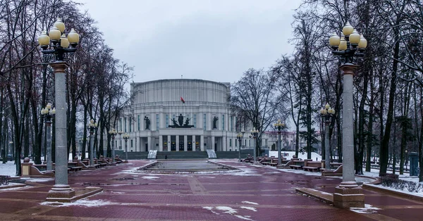 Het Nationale Academische Grand Opera Ballet Theater Van Republiek Wit — Stockfoto