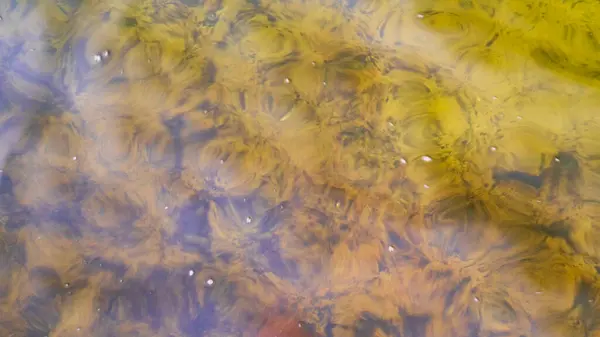 Struktura Studené Vody Oranžového Písku Jezeře Abstraktní Pozadí Mezera Pro — Stock fotografie