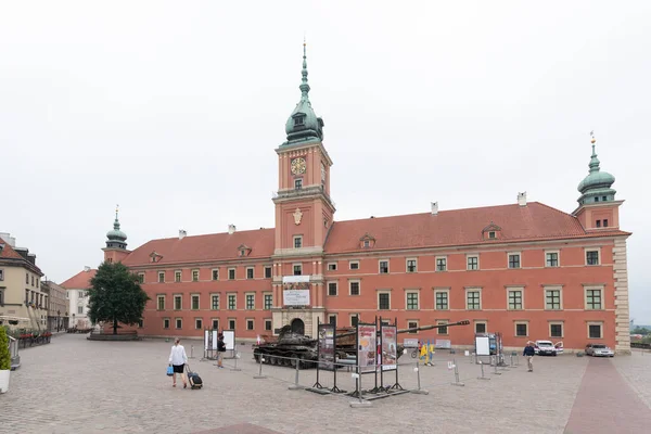 Warsaw Poland Haziran 2022 Ukrayna Daki Rus Askeri Araçları Castle — Stok fotoğraf