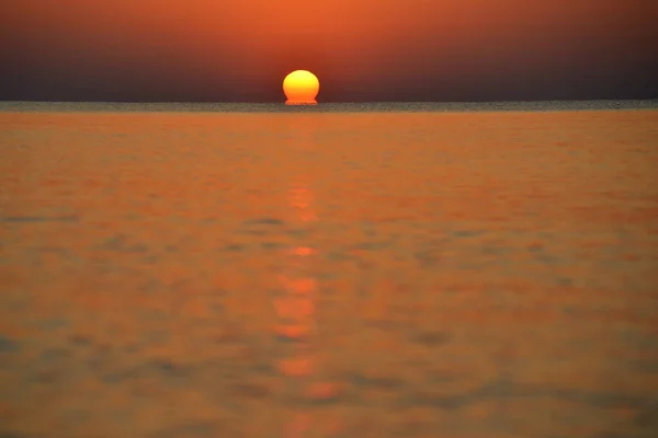 Soleil Lève Sur Mer Noire — Photo