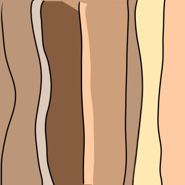 Kahverengi tonların dikey çizgilerinin soyut arkaplanı ve kayıt için boşluk