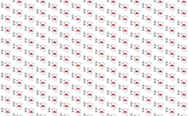 Aynanın Yüzeyinde Uzanan 3D Şarap Camı Kusursuz Arkaplan