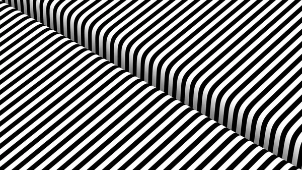 Surreal Striped Pattern Background Optical Illustration — 스톡 사진