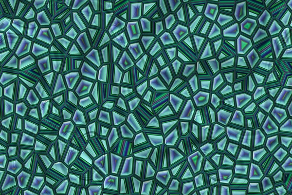 Streszczenie Tła Kolorze Zielonym Niebieskim Ściana Mozaiką — Zdjęcie stockowe