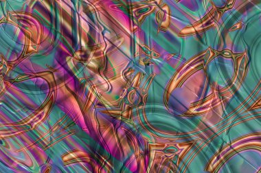 Soyut arka plan pembe, mor, kırmızı ve soyut grafiti desenleri var.