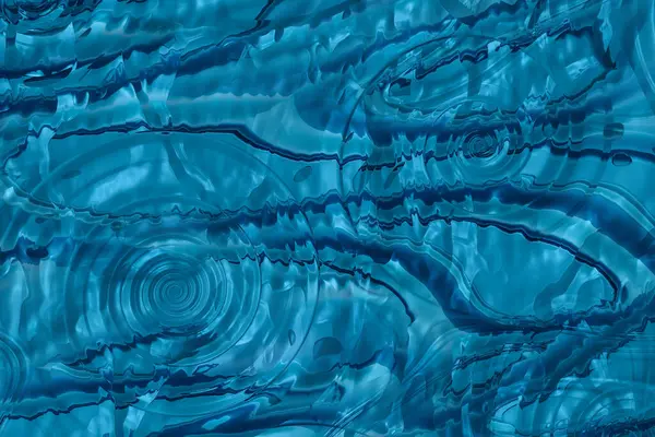 Abstrakter Hintergrund Blau Mit Schönem Wasserwellen Abstrakten Muster — Stockfoto