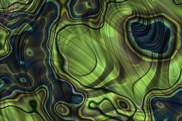 Abstrakte Hintergrundtextur Grün Blau Und Braun Mit Hübscher Gebürsteter Blob — Stockfoto