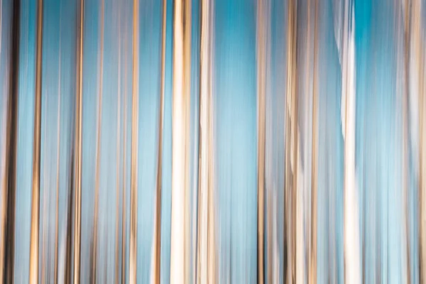 Fundo Abstrato Icm Tiro Bétulas Com Céu Azul Fundo Criando — Fotografia de Stock