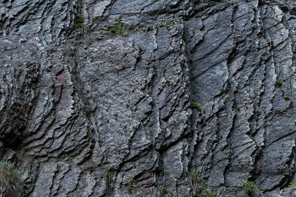 Abstraktes Hintergrundmuster Einer Felswand Ein Geologisches Merkmal Bei Dem Der — Stockfoto