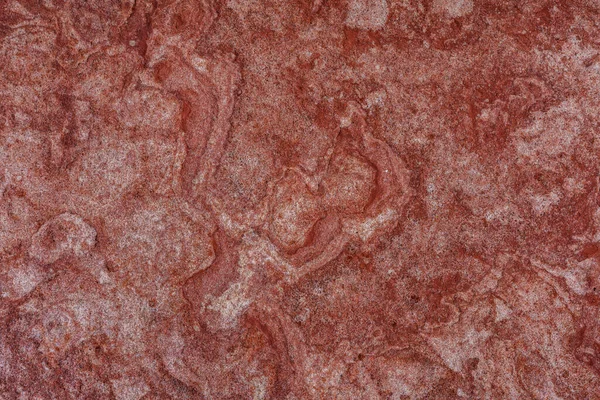 Nahaufnahme Des Glatten Musters Eines Rosa Und Roten Sandsteins Sonnenlicht — Stockfoto