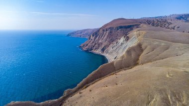 Kırım, Cape Meganom kıyısında.