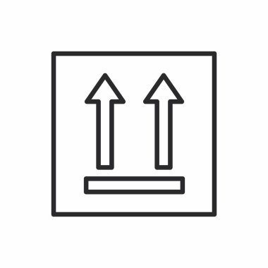 Kırılgan Simge. Kırılgan Simge Koleksiyonu. Kırılgan simge beyaz arkaplanda izole edildi.